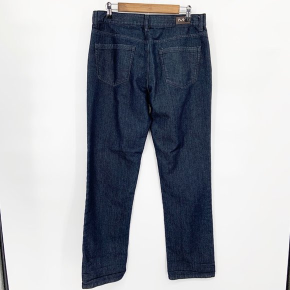 Michael Kors Mens Slim Straight Leg Rigid Jeans - Picture 4 of 8